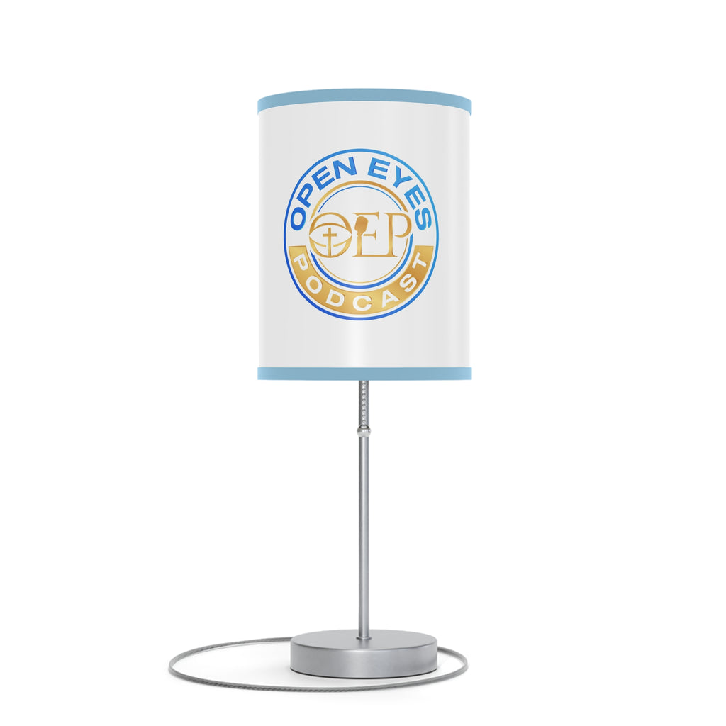Open Eyes Podcast Table Lamp, Modern Home Decor, Podcast Gift, Unique Lighting, Bedroom or Office Decor, US/CA Plug