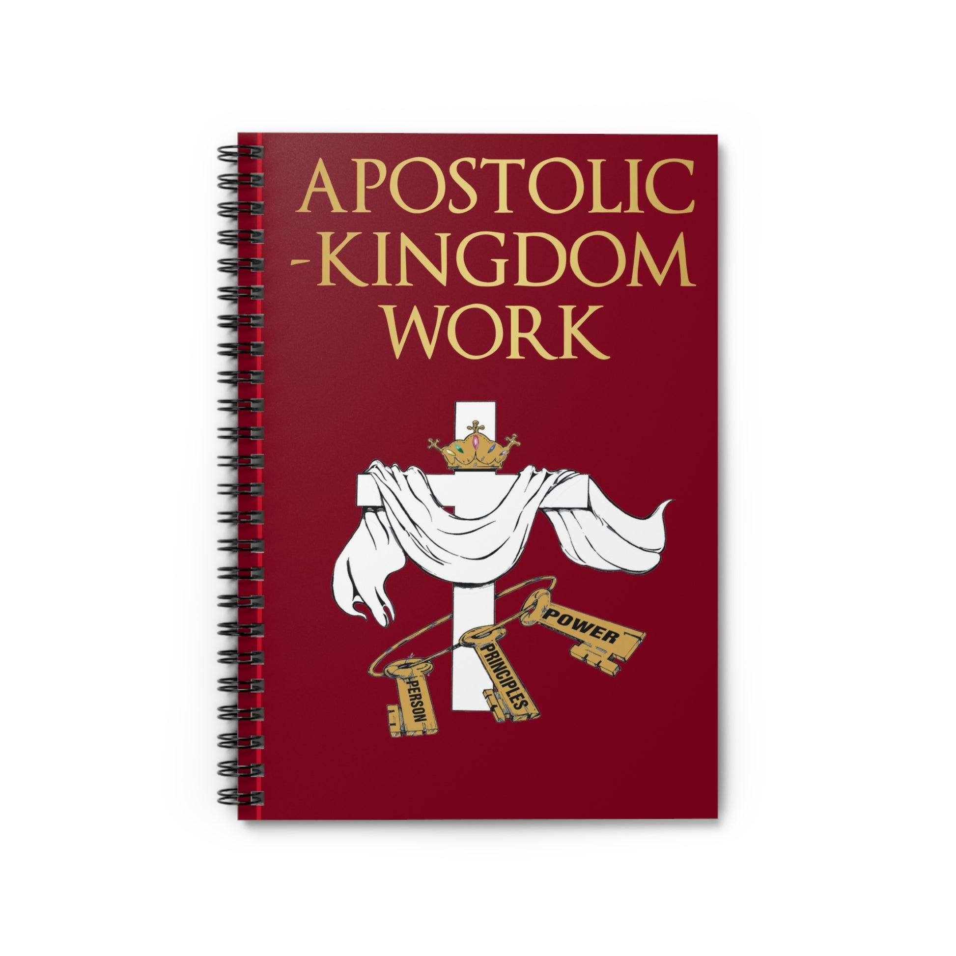 Apostolic Kingdom Work Spiral Notebook - Faith-Based Journal, Christian Gift, Religious Planner, Inspirational Stationery, Devotional [...]