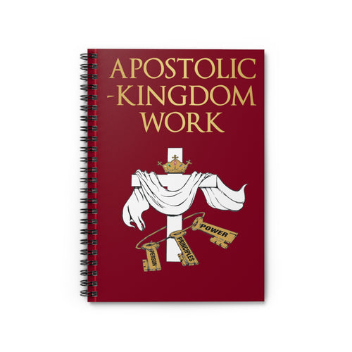 Apostolic Kingdom Work Spiral Notebook - Faith-Based Journal, Christian Gift, Religious Planner, Inspirational Stationery, Devotional [...]