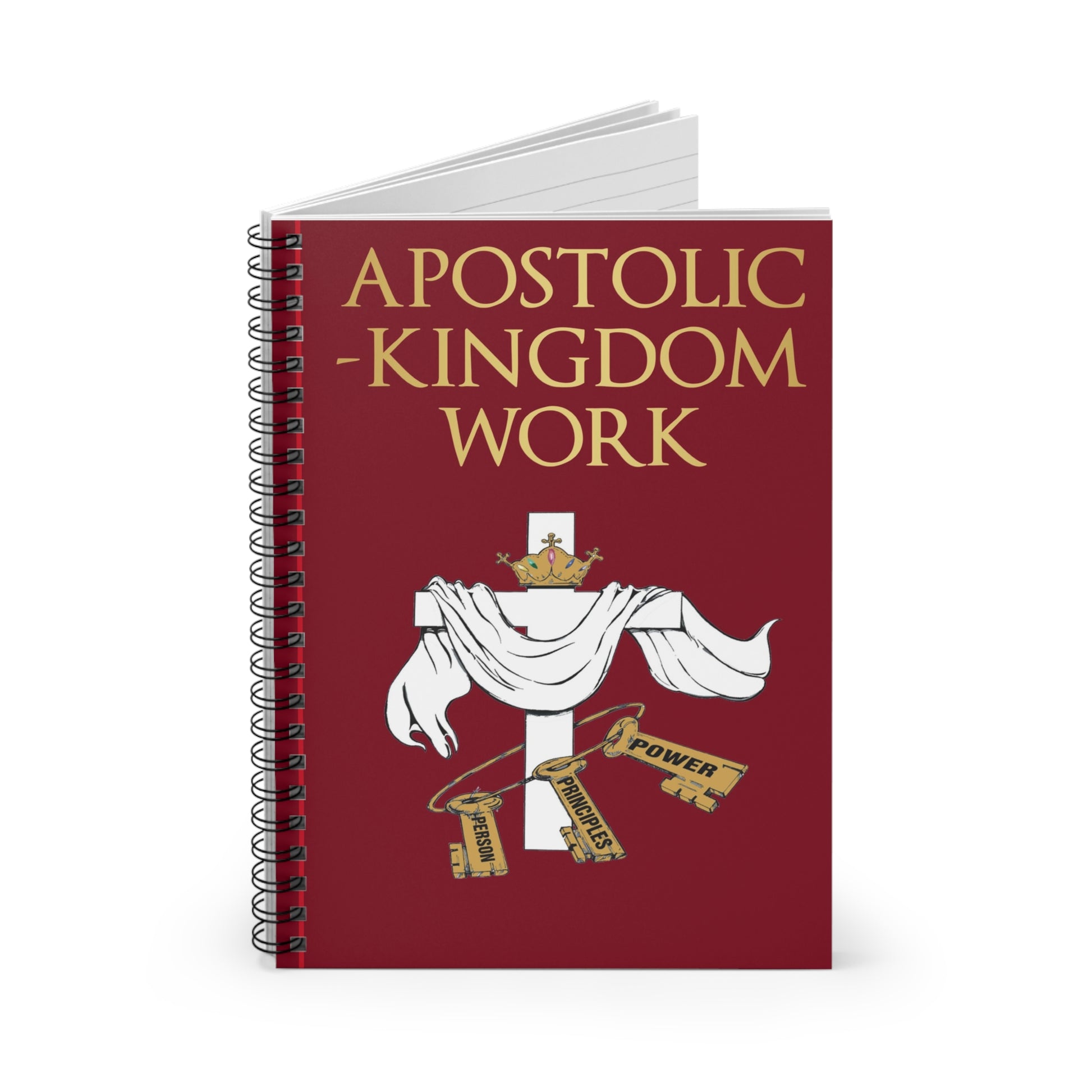 Apostolic Kingdom Work Spiral Notebook - Faith-Based Journal, Christian Gift, Religious Planner, Inspirational Stationery, Devotional [...]